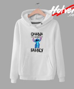 Lillo Stitch Ohana Means Family Unisex Hoodie