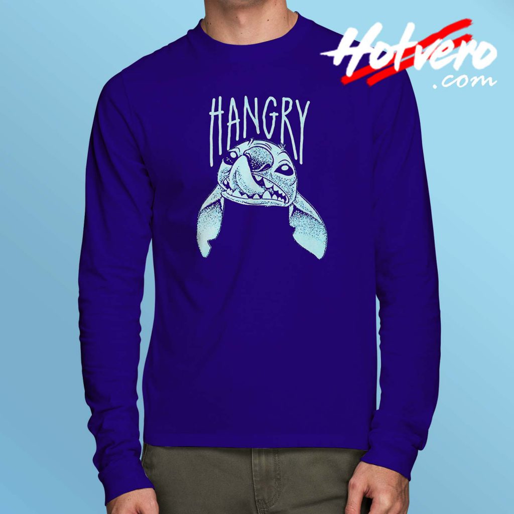 Lilo Stitch Hangry Long Sleeve T Shirt - Hotvero.com