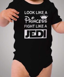 Look Like Princess Fight Like Jedi Star Wars Baby Onesie