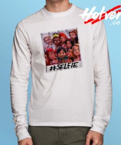 Wreck It Ralph Princess Selfie Long Sleeve T Shirt