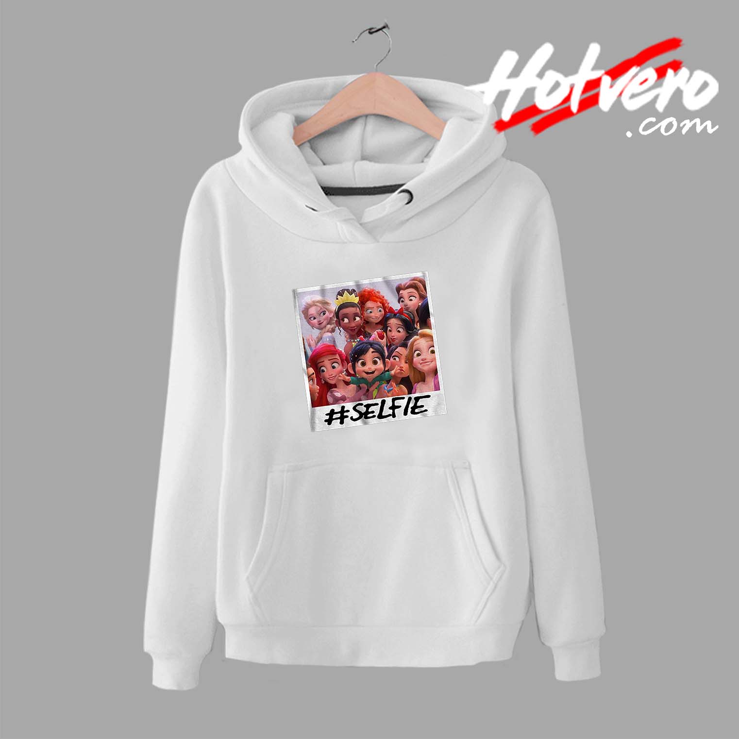 Wreck It Ralph Princess Selfie Unisex Hoodie - Streetwear by Hotvero