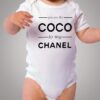 You Are The Coco To My Channel Quote Baby Onesie