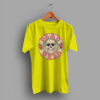 A Kind Grateful Dead Head Pink Skull Roses T Shirt