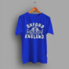 England UK Crest Blue Oxford University College T Shirt