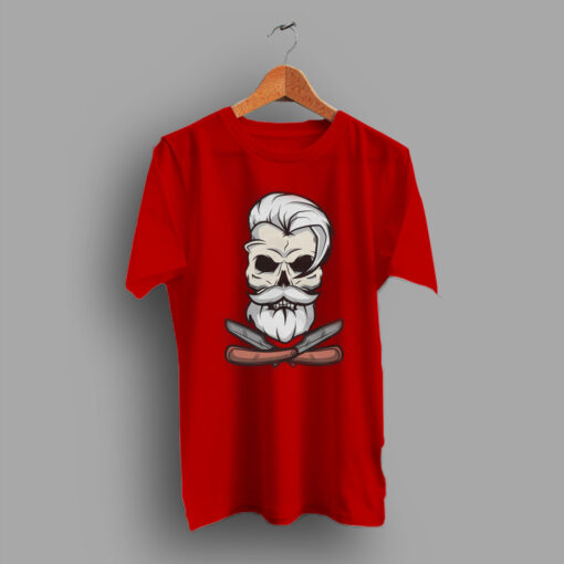 Let Get Barbershop Skull Vintage T Shirt