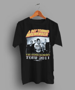 The Gamechangers Tour Small A Day to Rember Concert T Shirt