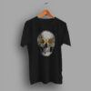 Golden Roses With Sugar Skull T Shirt