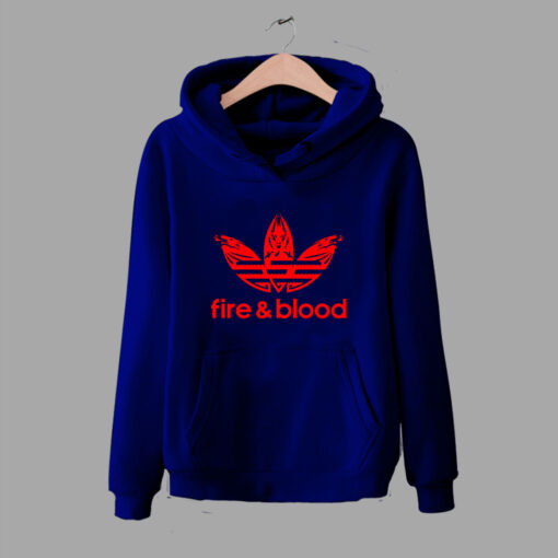 Game Of Thrones Adidas Fire And Blood Unisex Hoodie