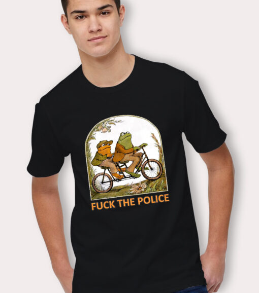 Cheap Frog and Toad F*ck the Police Funny T Shirt