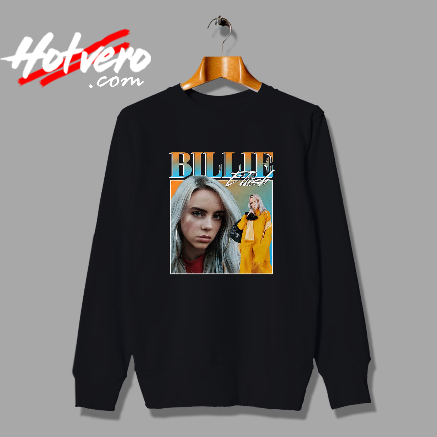 Vintage Billie Eilish 90s Unisex Sweatshirt - Hotvero