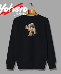 Johannes Vermeer Billie Eilish Parody Sweatshirt