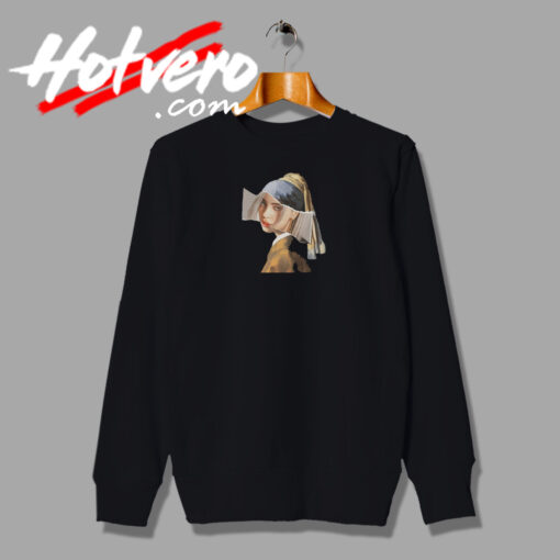 Johannes Vermeer Billie Eilish Parody Sweatshirt