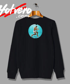 Muhammad Ali Underwater Retro Sweatshirt