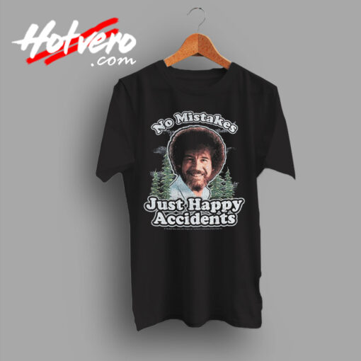 No Mistakes Just Happy Accidents Bob Ross T Shirt By