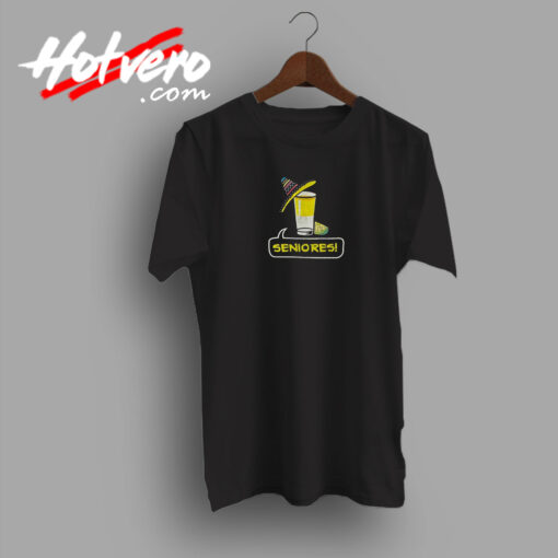 Seniores Cocktail Sombrero T Shirt