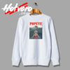 Beware Of Popeye Retro Cartoon Sweatshirt