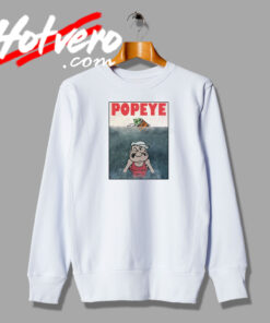 Beware Of Popeye Retro Cartoon Sweatshirt