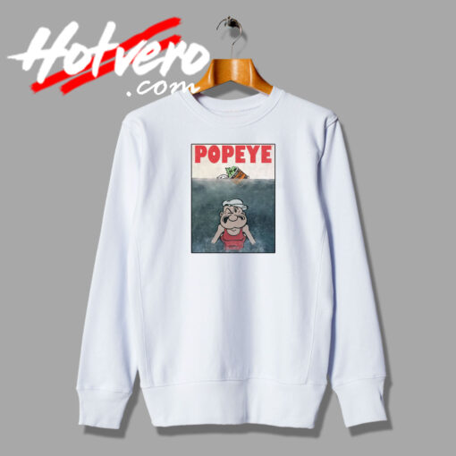 Beware Of Popeye Retro Cartoon Sweatshirt