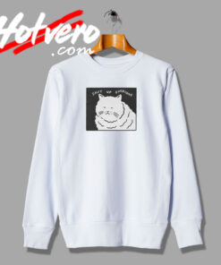 Shut Up Everyone Cat Graphic Sweatshirt