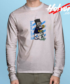 B A M Bart Simpsons Funny Long Sleeve Tee