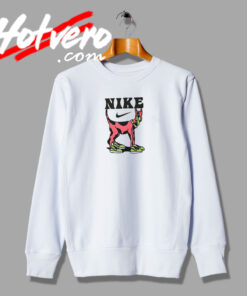 Big Dog White and Pink NK Sweatshirt