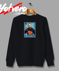 El Boogeyman Blue Poster Sweatshirt