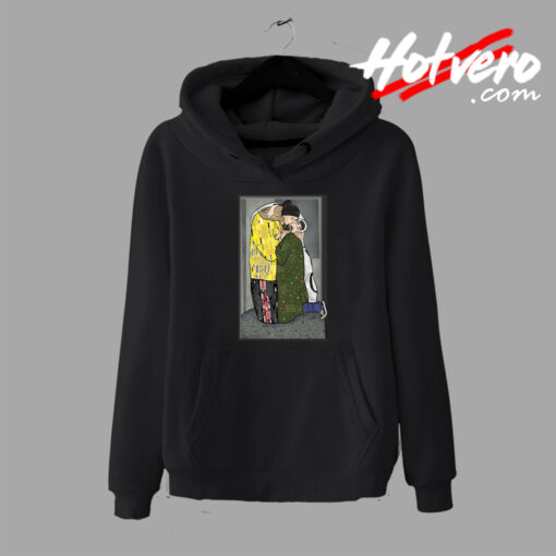 Funny Kissing Cartoons Jay And Silent Bob Graphic Hoodie