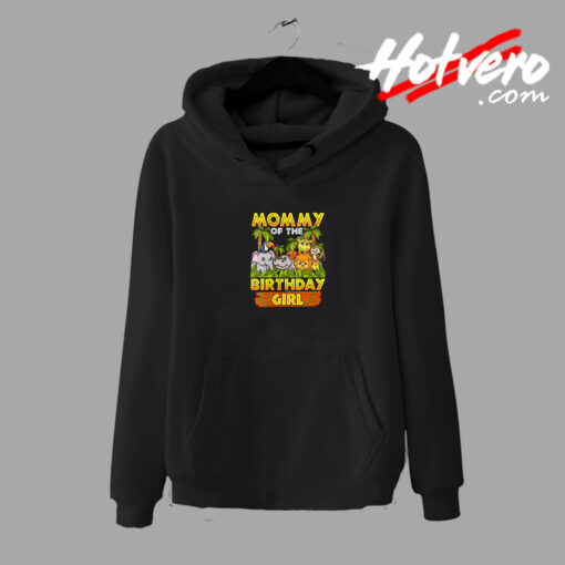 Mommy Of The Birthday Safari Zoo Hoodie