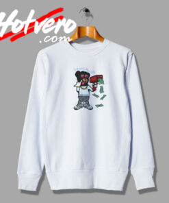 Spitting Money Graphic Sweatshirt