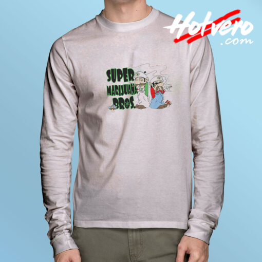 Super Marijuana Bros Long Sleeve Tee