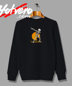 Dabbing Skeleton Graphic Sweatshirt