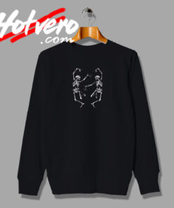 Dance of Death Macabre Skeleton Sweatshirt