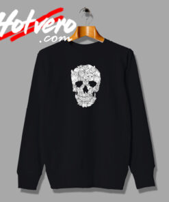 Kitty Skeleton Halloween Art Sweatshirt