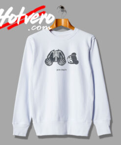 Palm Angels Skeleton Bear Sweatshirt