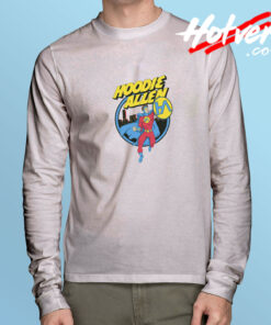 Superhero Hoodie Allen Long Sleeve Tee