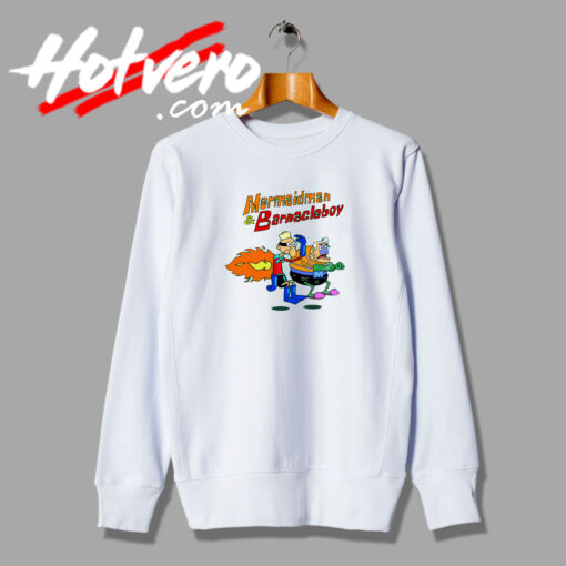 Mermaid Man and Barnacle Boy Riding Sweatshirt