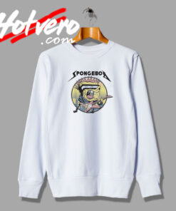 SpongeBob SquarePants Heavy Metal Rock Sweatshirt