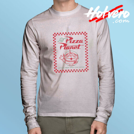 Pixar Toy Story Alien Pizza Planet Long Sleeve Tee