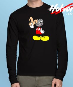 Evil Mickey Mouse Long Sleeve T Shirt