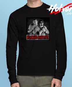 Fake News X Wrestling Long Sleeve T Shirt