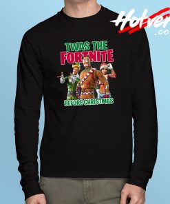 Fortnite Before Christmas Long Sleeve T Shirt