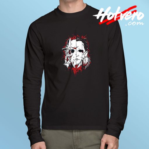 Freddy Jason Michael Leatherface Long Sleeve T shirt