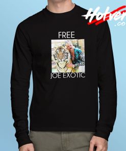 Free Joe Exotic Tiger King Long Sleeve T Shirt