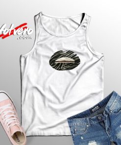 Zebra Lips Casual Tank Top