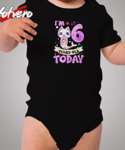 6th Birthday Cozy Baby Onesies