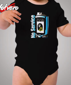 A Bathing Ape Radio Wave Cozy Baby Onesies