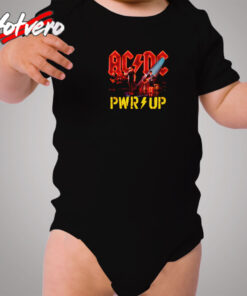 Acdc Power Up Stage Lights Official Cozy Baby Onesies