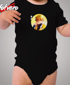 Agastuma Zenitsu Demon Slayer Cozy Baby Onesies