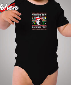 Ain't Nothin But A Rap Christmas Party Cozy Baby Onesies