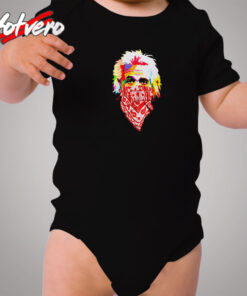 Albert Einstein Bandana Cozy Baby Onesies